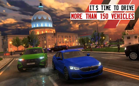 Driving School Sim - 2020(قائمة وزارة الدفاع) screenshot image 1