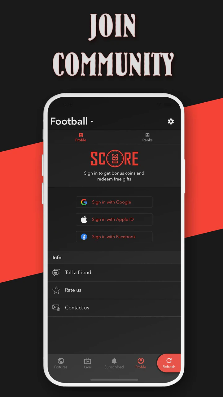 Download 360 Score - Live Football Mod Apk V2.6.3 For Android