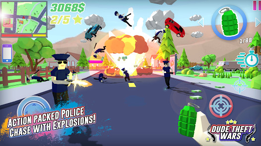 Dude Theft Wars: Online FPS Sandbox Simulator(Mod Menu) screenshot image 17_modkill.com