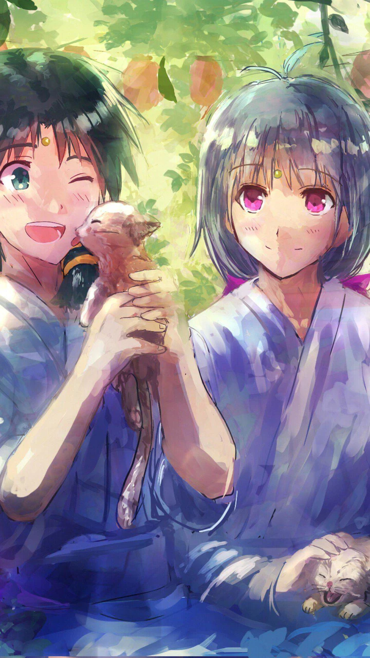 Anime Couple Biking Night Sky Scenery 4K Wallpaper iPhone HD Phone 3990f