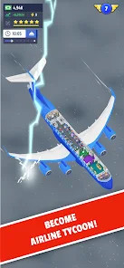 Idle Airplane - Tycoon(Бесконечные деньги) screenshot image 4