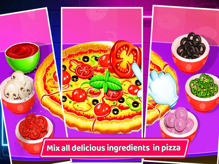 Pizza Maker Kitchen Game Ảnh chụp màn hình trò chơi