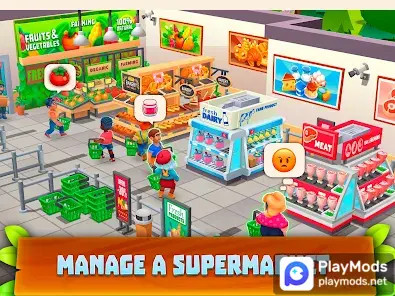 Supermarket Village—Farm Town‏(أموال غير محدودة) screenshot image 5