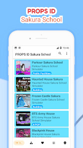PROPS Id | Sakura School Ảnh chụp màn hình trò chơi