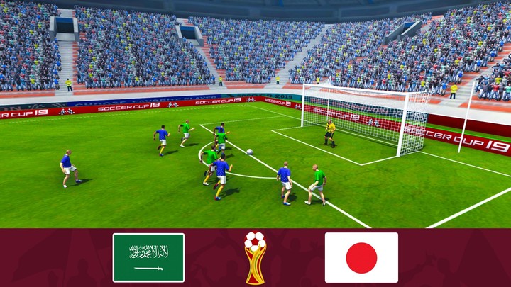Football Game Soccer Game 3D Ảnh chụp màn hình trò chơi