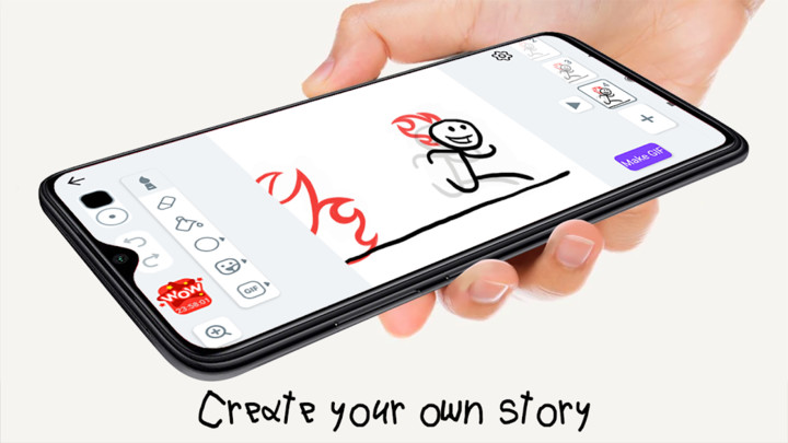 Stickman: draw animation, creator & maker, drawing (Premium Unlocked)_playmod.games