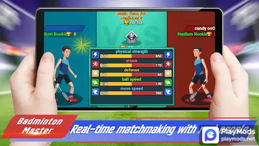 Badminton master(tiền không giới hạn) screenshot image 2 Ảnh chụp màn hình trò chơi