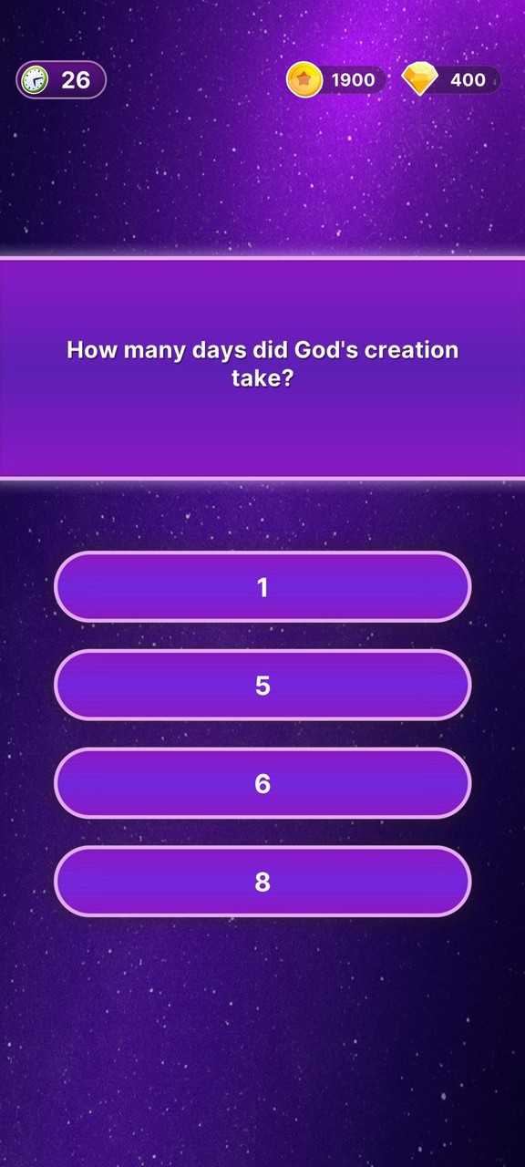 Bible Trivia Daily Ảnh chụp màn hình trò chơi