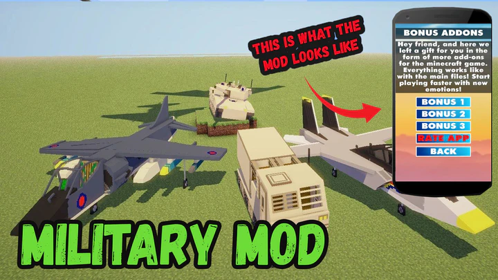 Scarica Military Mod For Minecraft Pe Mod Apk V1 1 Per Android