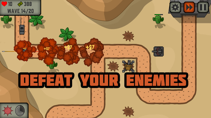 Tactical War: Tower Defense Game(Unlimited Money) screenshot image 5_modkill.com