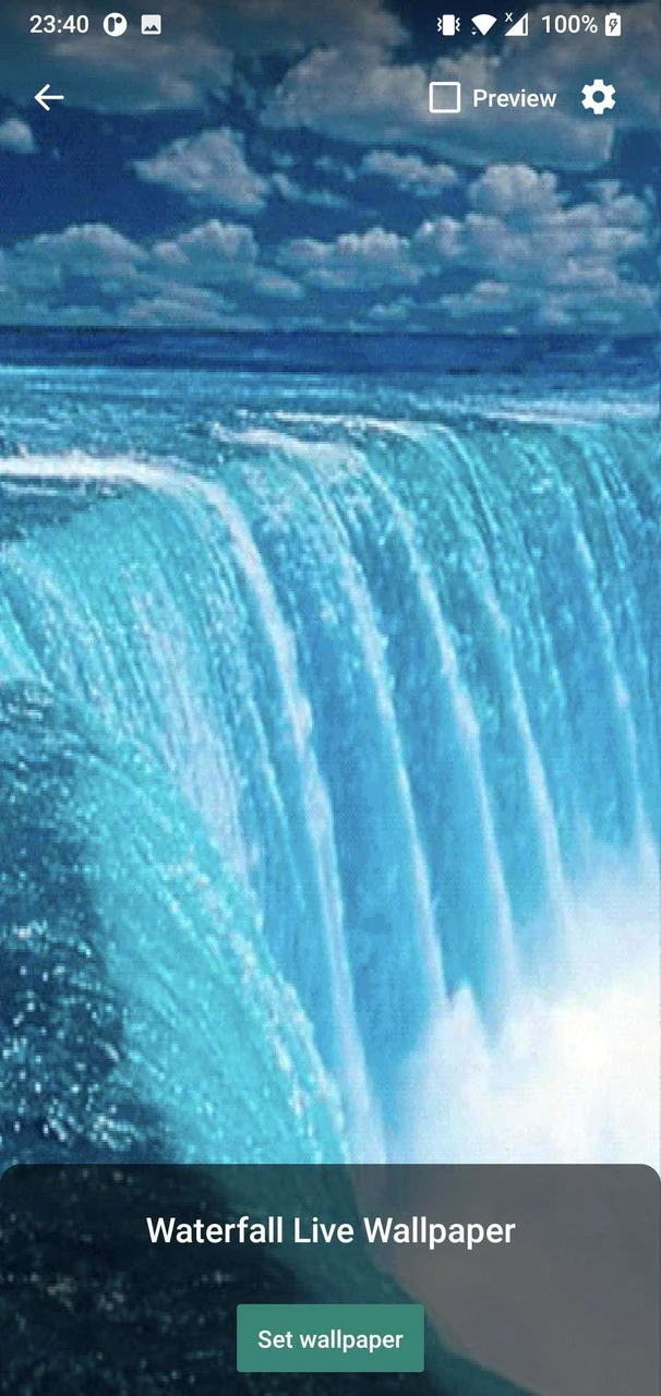 Download Waterfall Live Wallpaper Sound APK  For Android