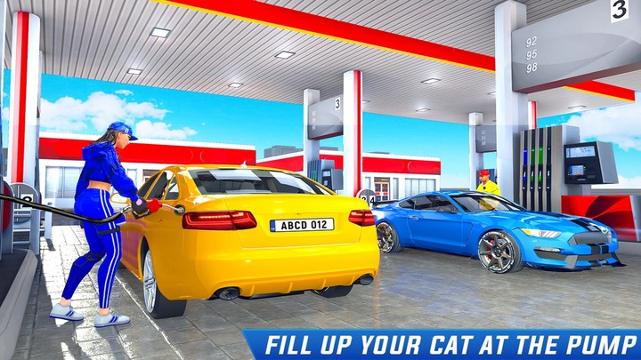 Gas Station Car Driving Game‏