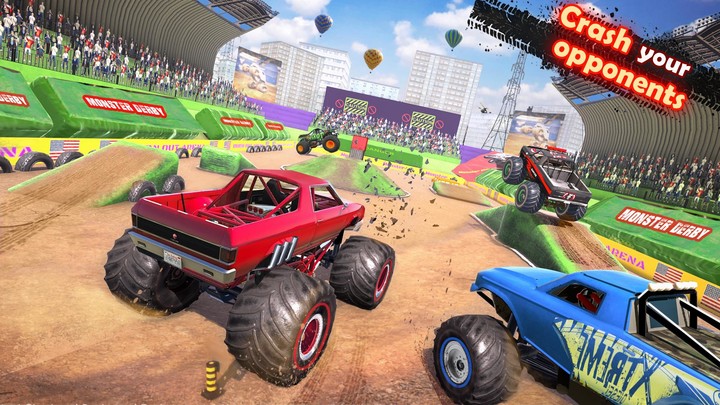 Demolition Derby Truck Stunts Ảnh chụp màn hình trò chơi