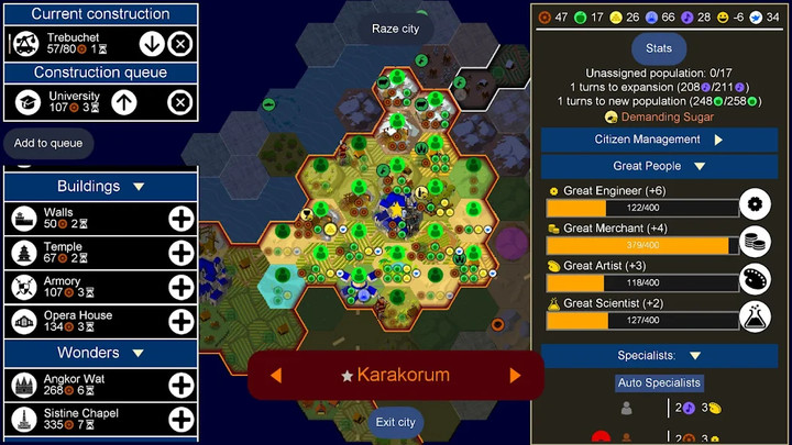 Unciv(Unlimited Coins) screenshot image 2_modkill.com