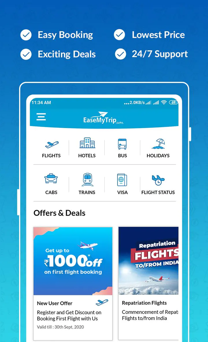 Easemytrip MOD APK  Download v5.5.2 For Android – (Latest Version) 2