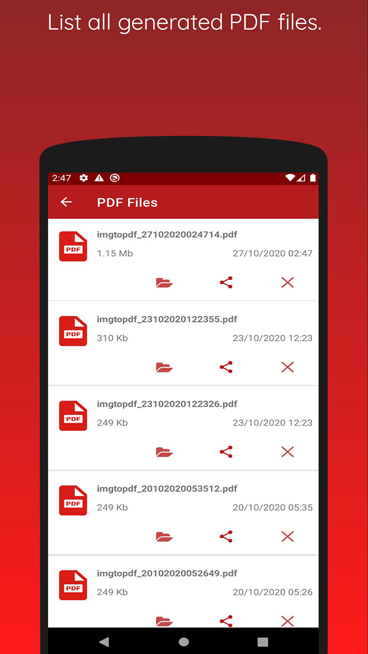 Image to PDF - PDF Maker(no ads) screenshot image 6_modkill.com