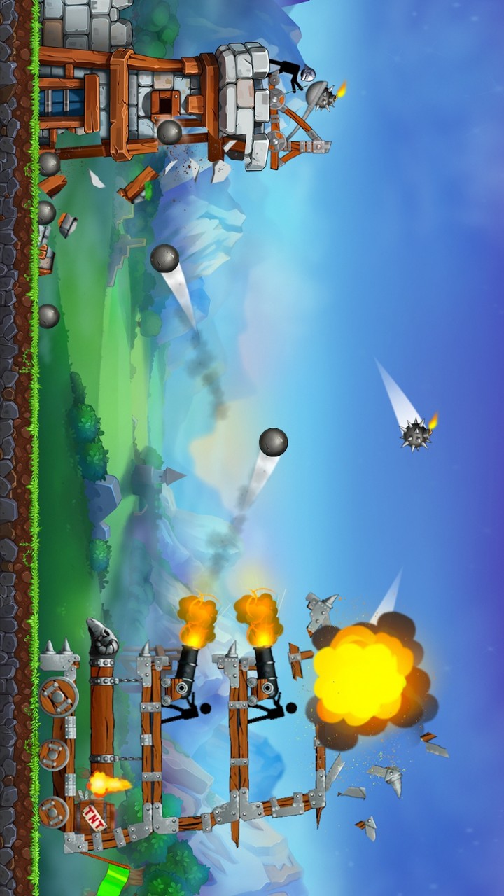The Catapult — King of Mining Epic Stickman Castle Captura de pantalla