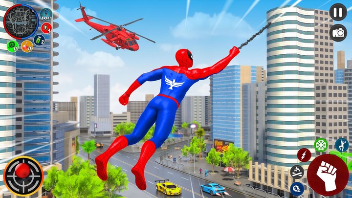 Spider Rope SuperHero Gangster_playmod.games