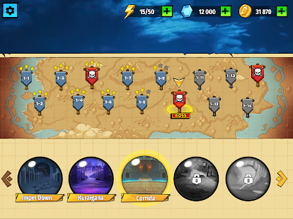 Stickman Pirates Fight(Unlimited Money) Game screenshot  9