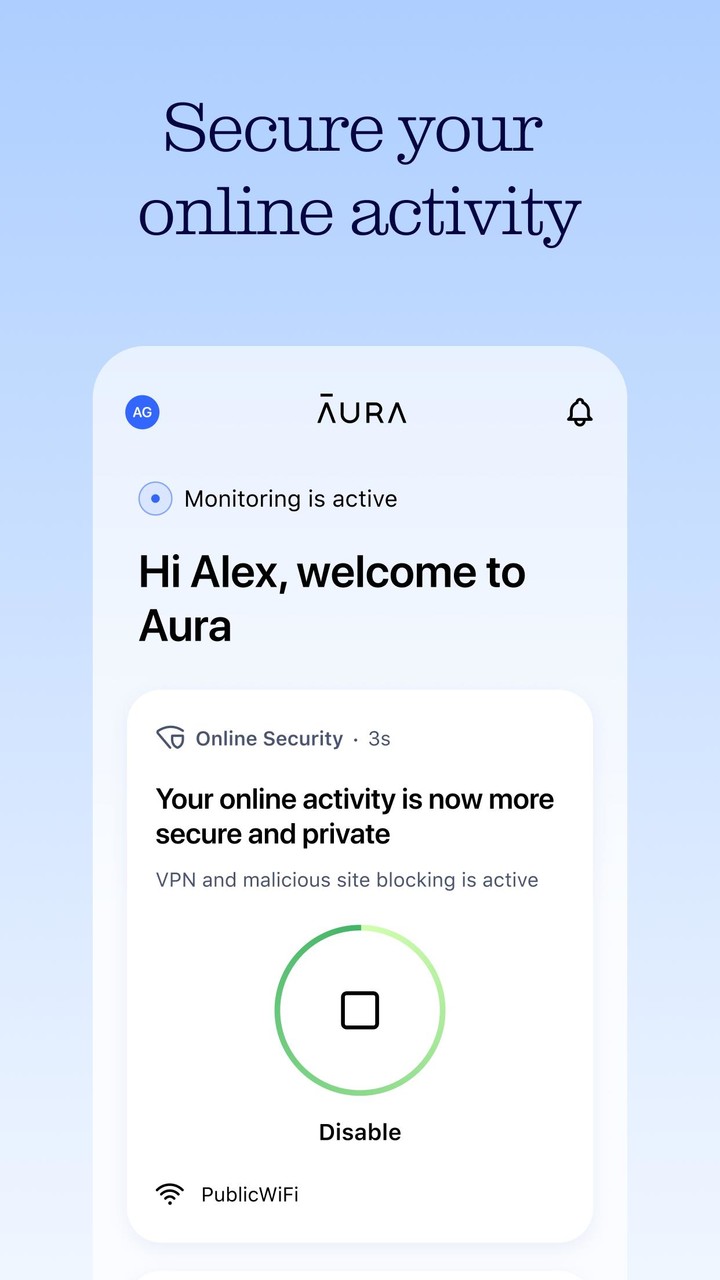 Aura: Your Digital Security Ảnh chụp màn hình trò chơi