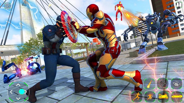Iron Super Hero Crime War game Ảnh chụp màn hình trò chơi