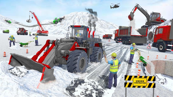 Snow Excavator Construction 3d