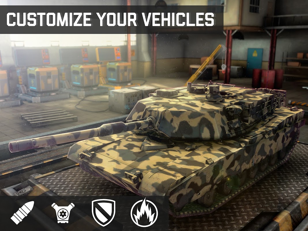 Massive Warfare: War of Tanks_playmods.net