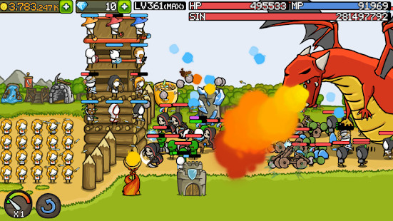 Grow Castle Tower Defense (mod) screenshot