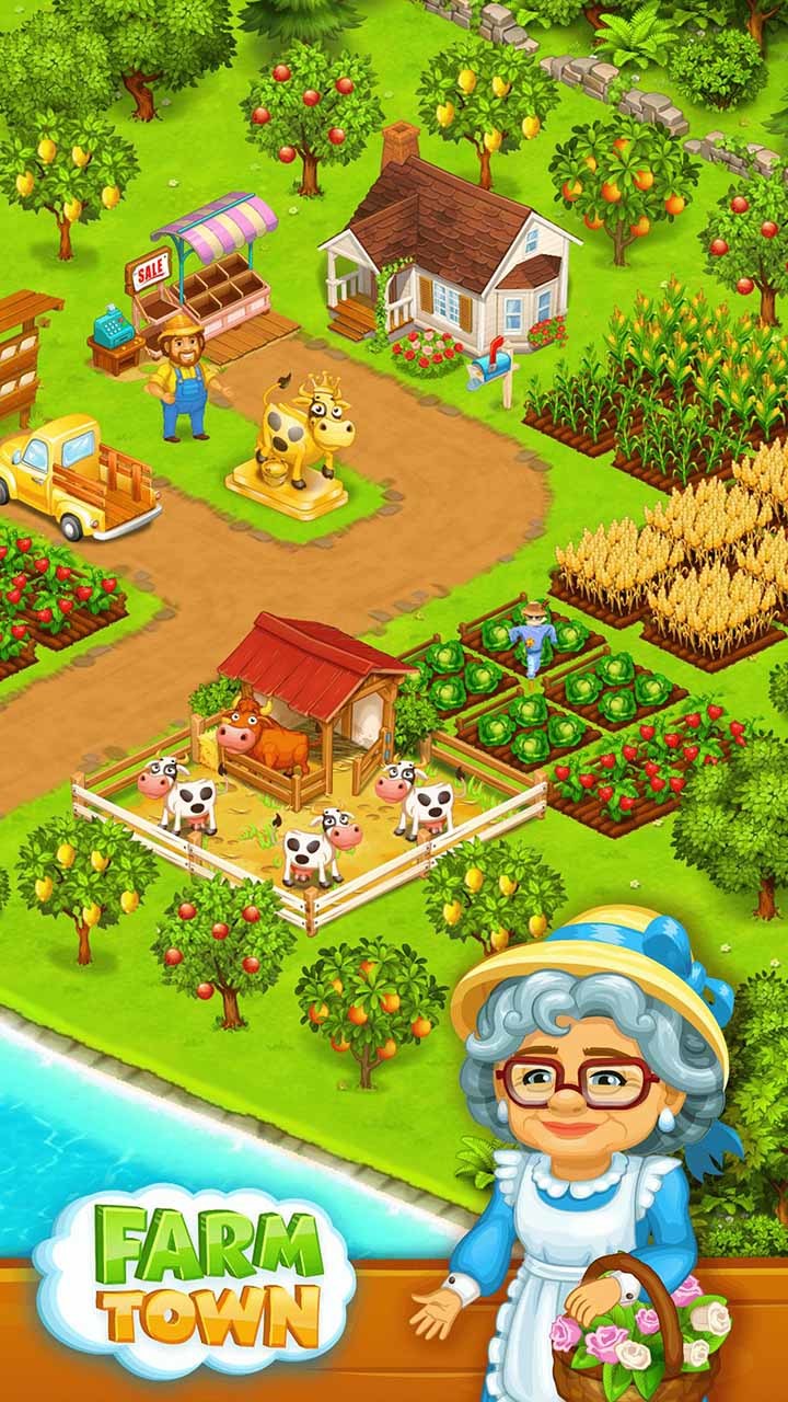 Farm Town - Семейная Ферма