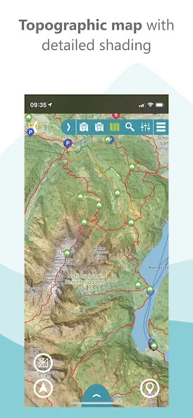 RealityMaps: Ski, Wandern, Rad(Đã đăng ký) screenshot image 2 Ảnh chụp màn hình trò chơi