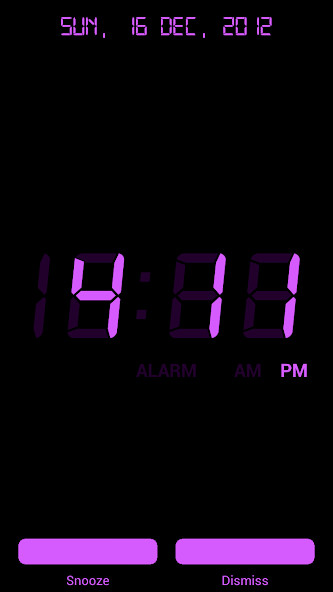 Digital Alarm Clock(Được trả tiền miễn phí) screenshot image 2 Ảnh chụp màn hình trò chơi