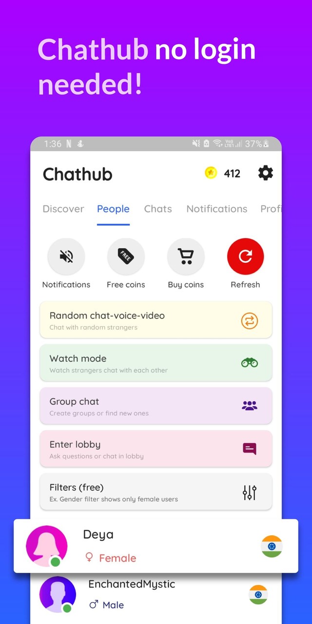 Chathub Stranger Chat No Login