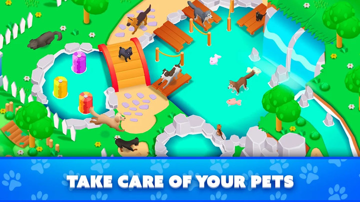 Pet Rescue Empire Tycoon—Game(tiền không giới hạn) screenshot image 3 Ảnh chụp màn hình trò chơi