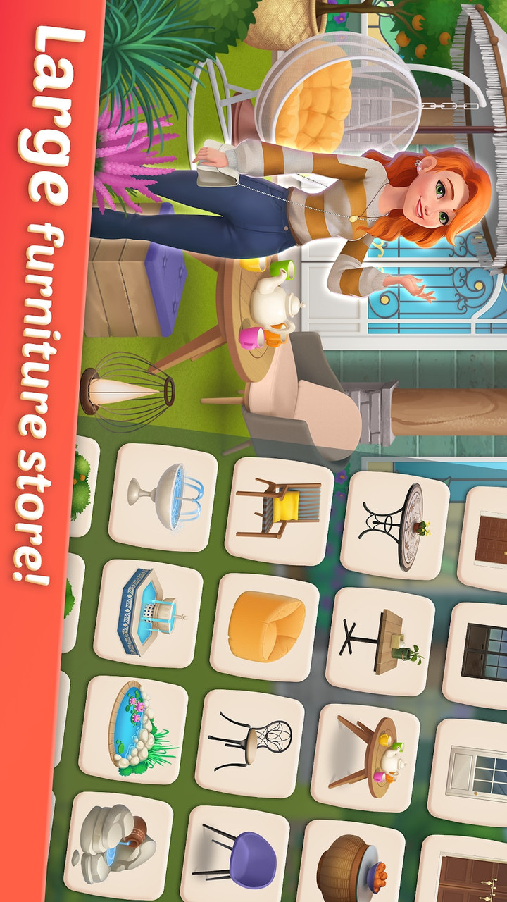 DesignVille: Home, Interior & Garden Design Game(Unlimited Money) screenshot