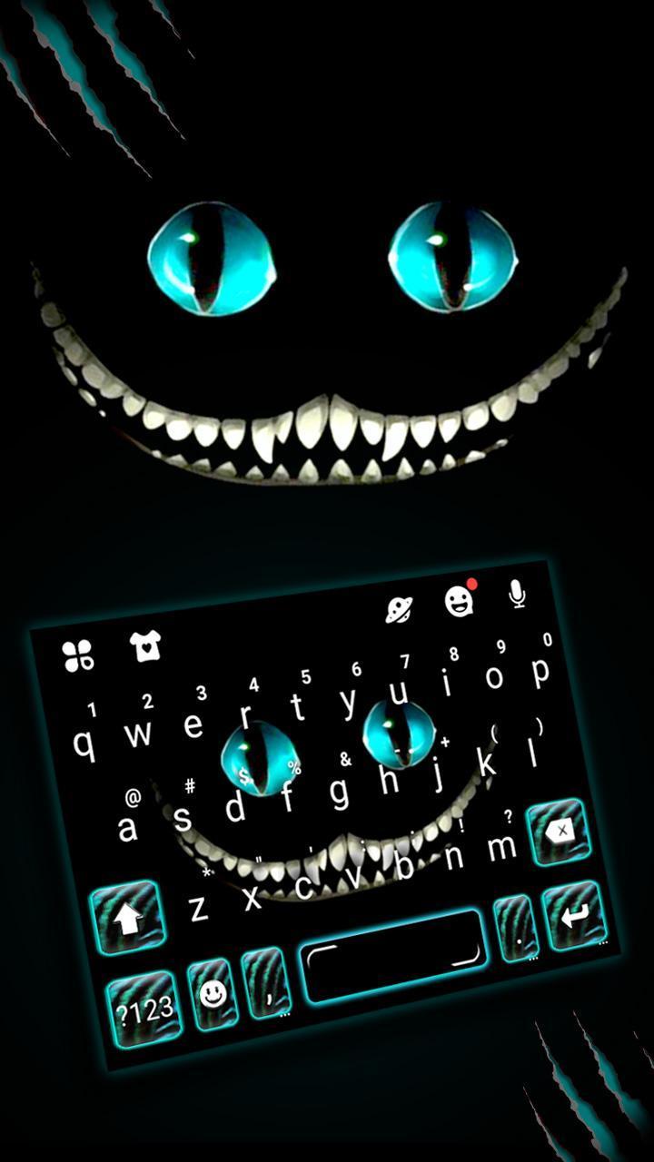 Devil Cat Smile Keyboard Theme
