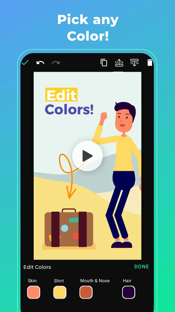Download Pinreel - Animated Video Maker MOD APK  for Android