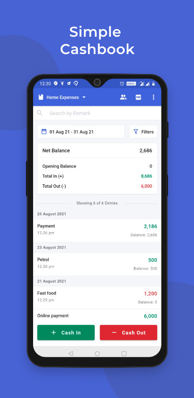 Cash Book - Balance & Expense_playmod.games