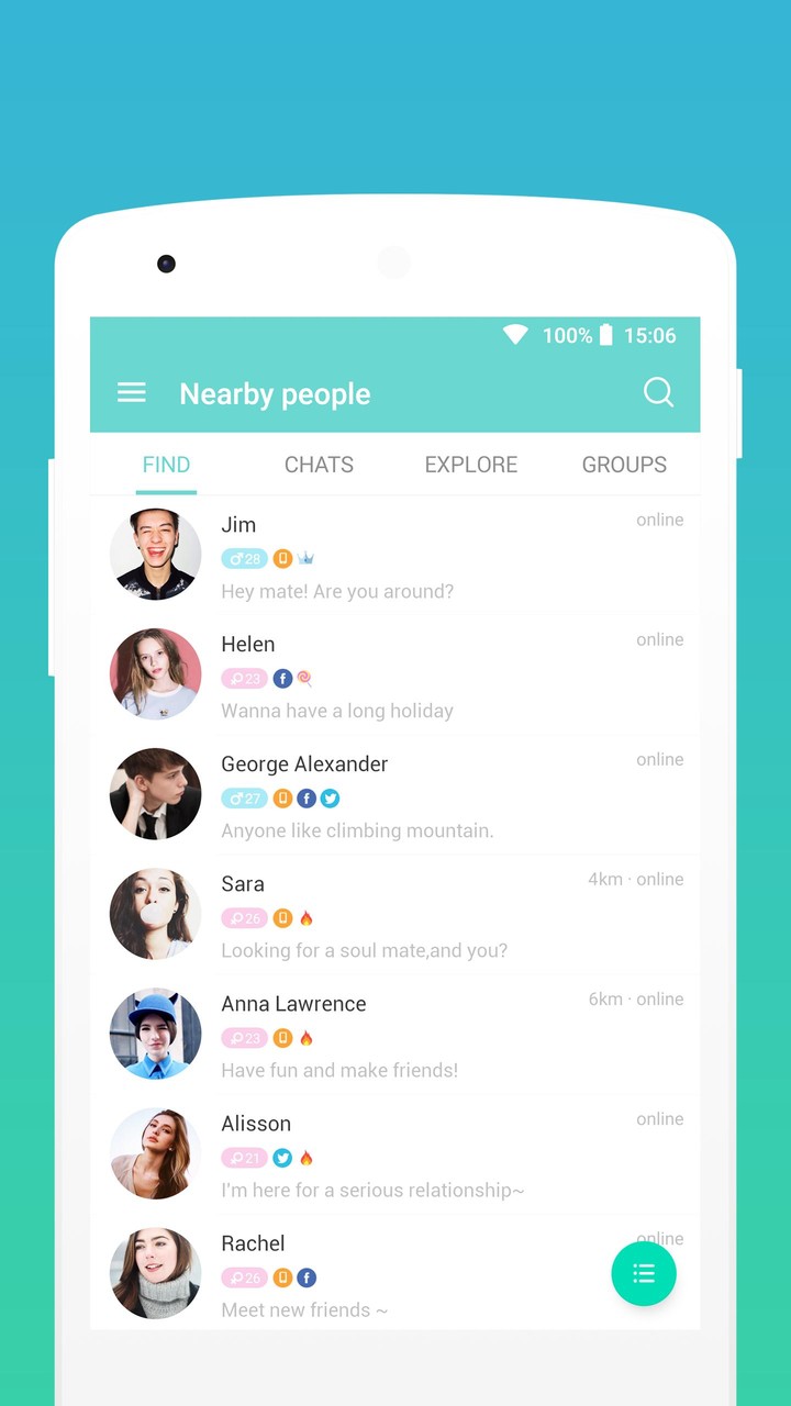 SayHi Chat Meet Dating People_playmods.games