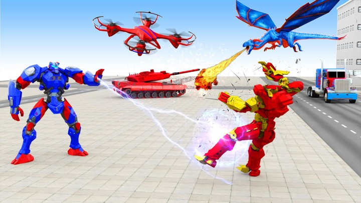 Robot Hero Transform Car Games