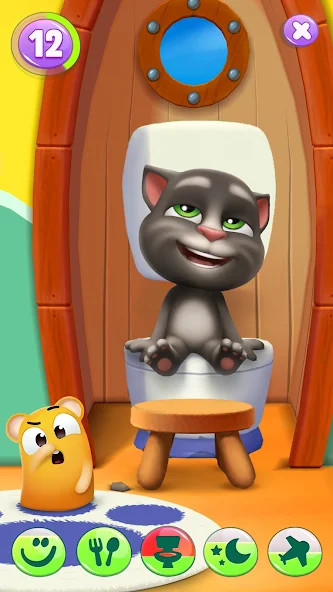 My Talking Tom 2(Much Money Or Stars) screenshot image 3_playmods.games