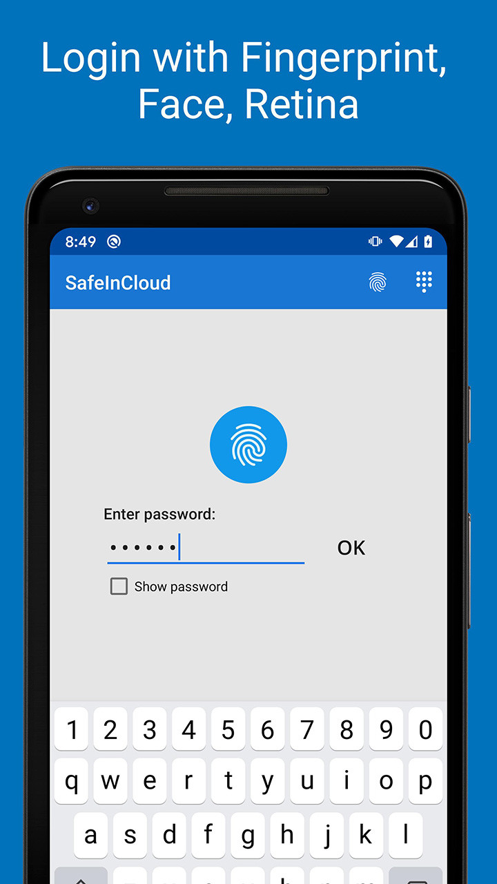 Password Manager SafeInCloud ℗(Patched) screenshot image 1_playmod.games