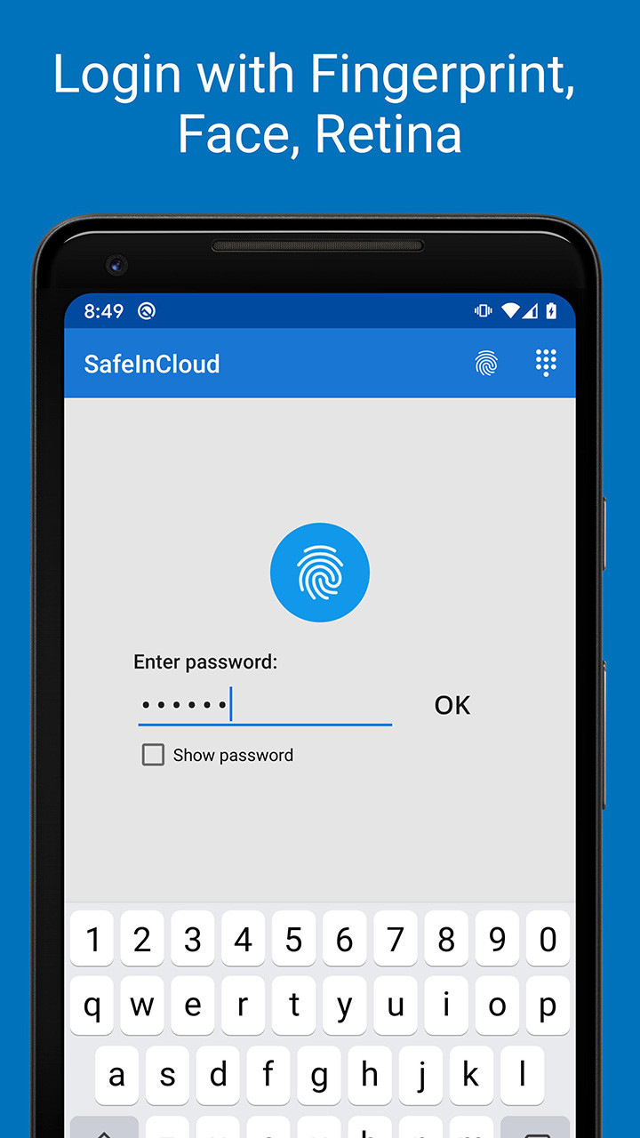 Password Manager SafeInCloud ℗(Patched) screenshot image 1_playmods.games