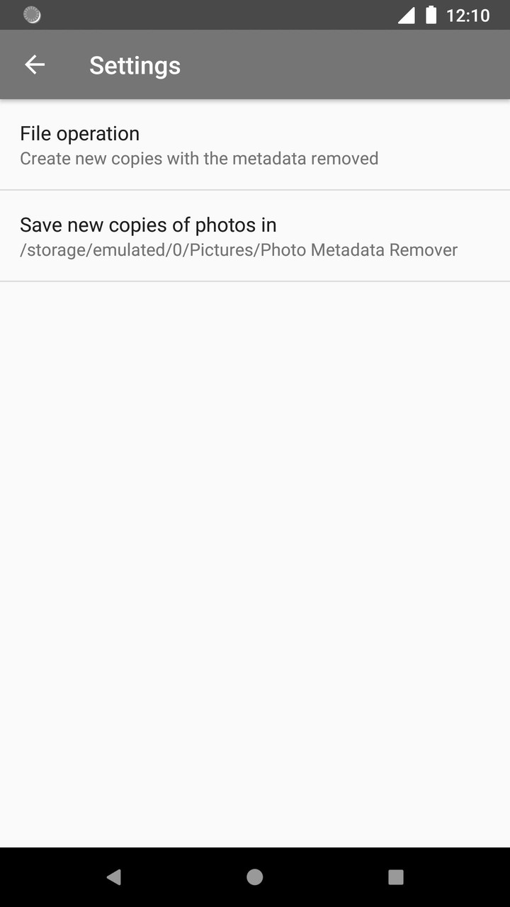 Photo Metadata Remover