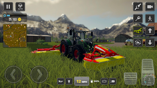Farmer Simulator Tractor 2022(lots of gold coins) Game screenshot  3