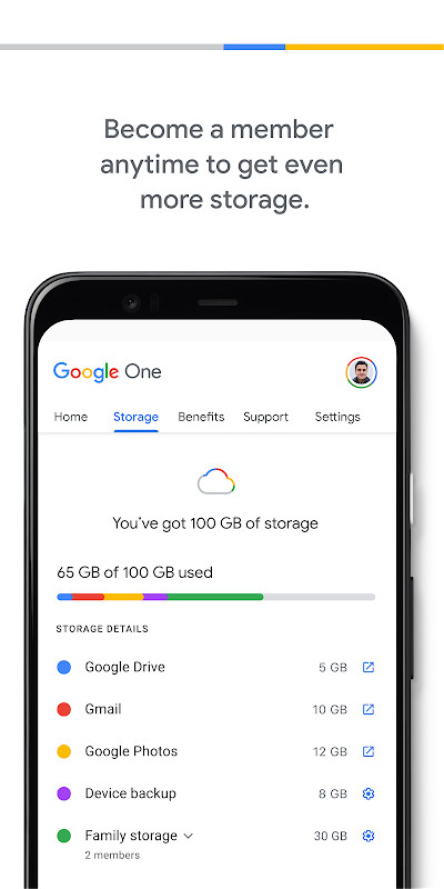 Google One Ảnh chụp màn hình trò chơi