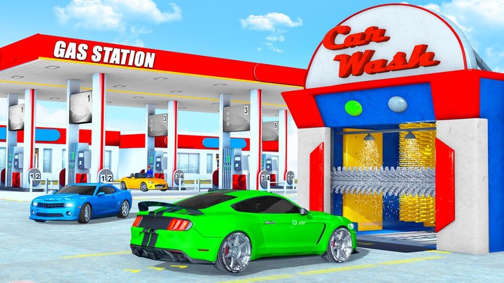 Gas Station Car Driving Game‏