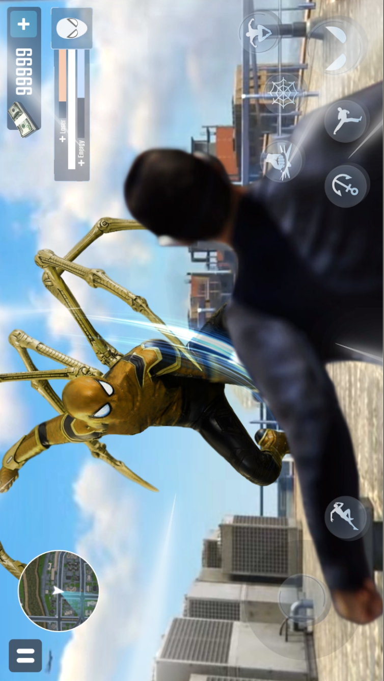 Spider Rope Hero - Gangster New York City(Unlocked all heroes)