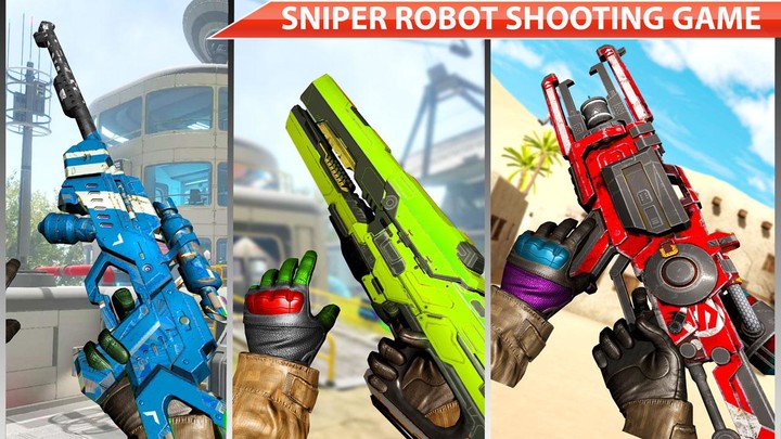 Police Robot Gun Shooting Game‏