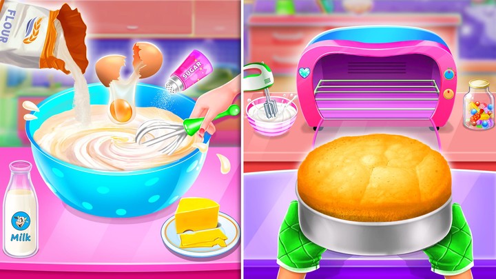 Sweet Bakery - Girls Cake Game_playmod.games