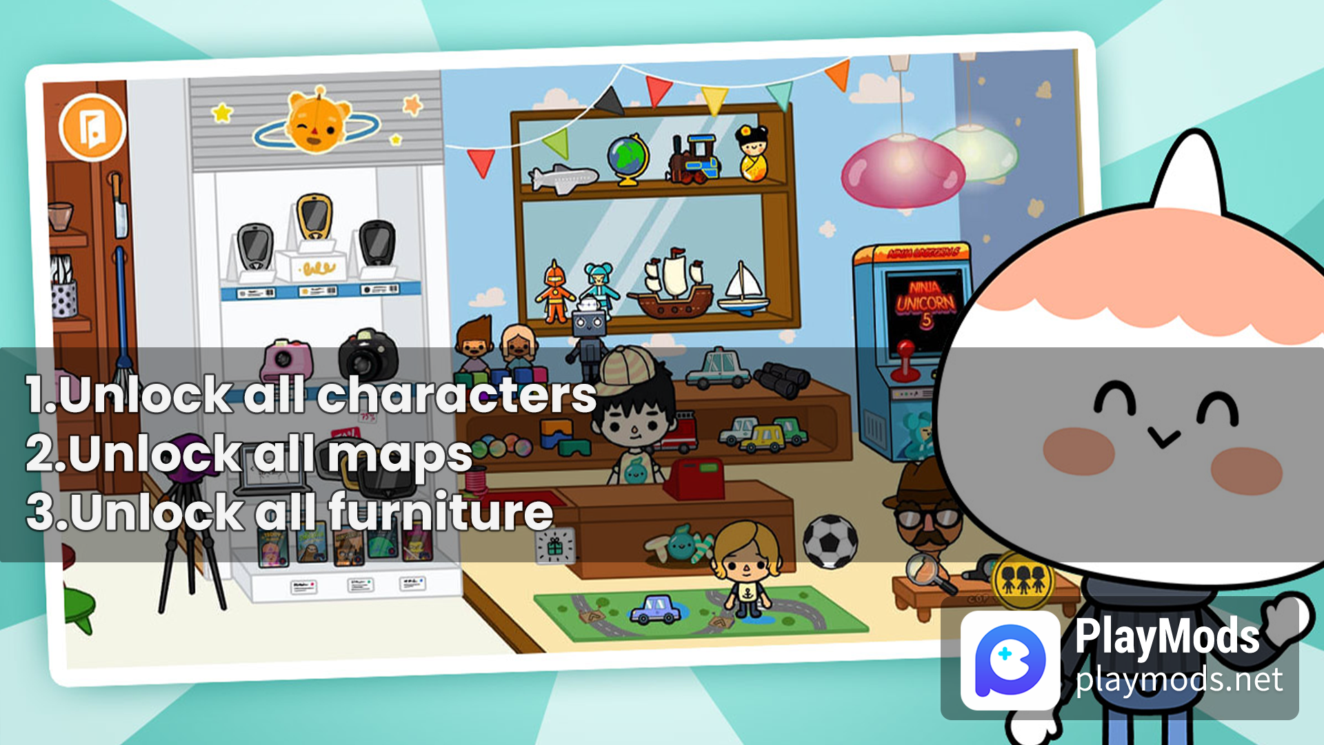 Toca Life World(Unlock all characters) screenshot image 1_playmods.net